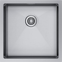 Кухонная мойка Paulmark Gerberg 44 UNI PM254444-BS (стальной/брашированная сталь)