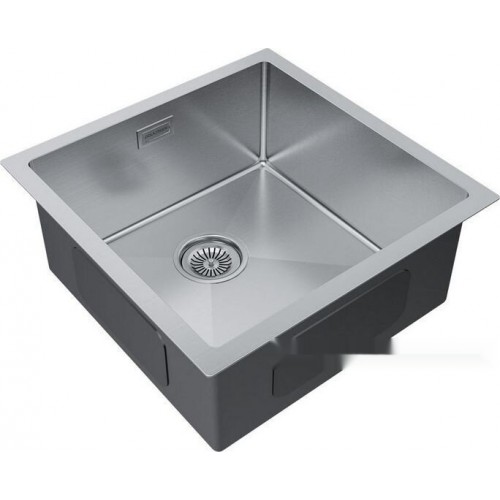 Кухонная мойка Paulmark Gerberg 44 UNI PM254444-BS (стальной/брашированная сталь)