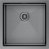 Кухонная мойка Paulmark Gerberg 44 UNI PM254444-GM (черный/вороненая сталь)