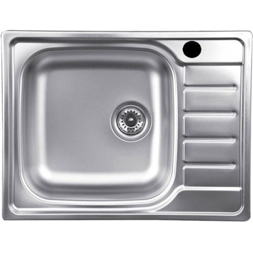 Кухонная мойка КромРус N-280 RUS чаша слева (без сифона)