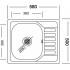 Кухонная мойка КромРус EC-296-D