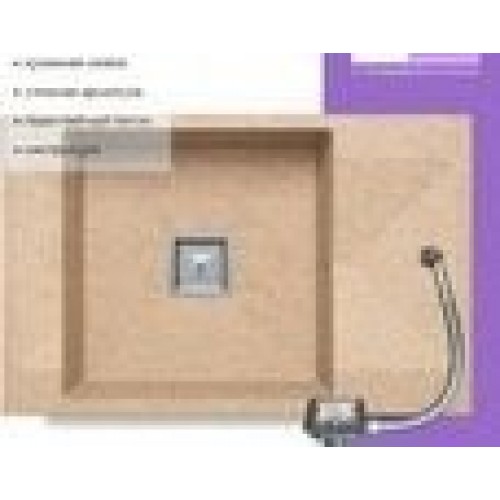 Кухонная мойка Polygran Blade 760 (песочный)