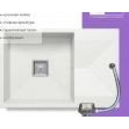 Кухонная мойка Polygran Blade 760 (белый хлопок)