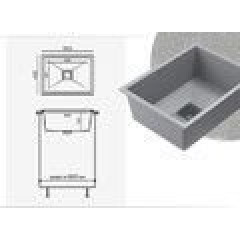 Кухонная мойка Polygran Blade 550 (серый)