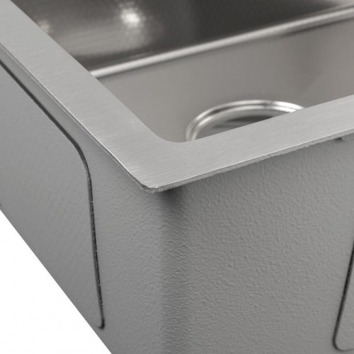 Кухонная мойка ARFEKA ECO AR 450*450 SATIN DECOR MILLET GRAINS (настольная)