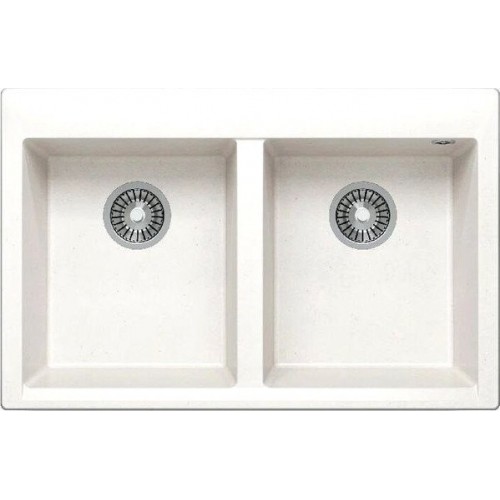 Кухонная мойка Polygran Brig 790 (белый хлопок)
