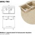Кухонная мойка Polygran Brig 790 (опал)
