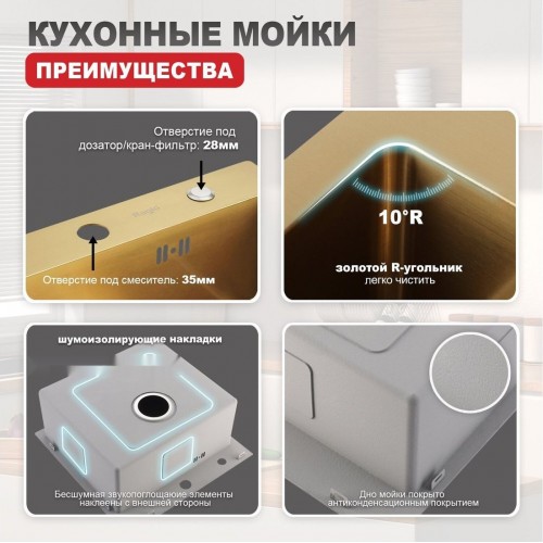 Кухонная мойка Raglo R703.5044.03