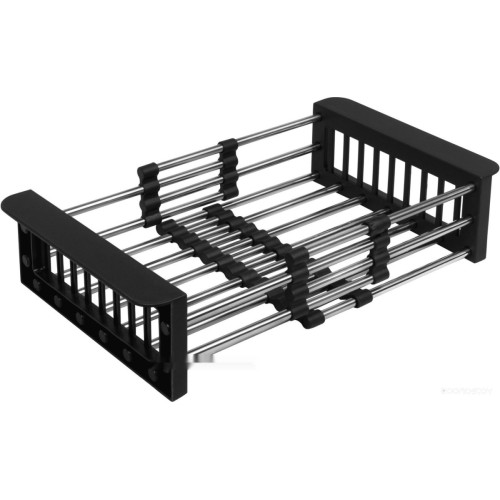 Кухонная мойка Schtoff Best Decor Black 5550 + коландер KR-1 BLACK + дозатор SD-1 BLACK