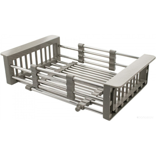 Кухонная мойка Schtoff Best Premium Silver 6050 + коландер KR-1 GREY + дозатор SD-1 GREY