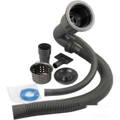 Кухонная мойка Schtoff Undermount Best Decor Black 4545 + коландер KR-1 BLACK+ дозатор SD-1 BLACK