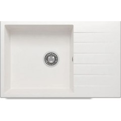 Кухонная мойка Polygran Deka 780 (белый хлопок)