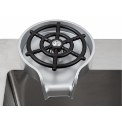 Кухонная мойка FUTUR FK 6050 Eco Embossing Pop-up Rinzer plus (Satin)