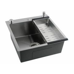 Кухонная мойка FUTUR FK 5050 Eco Embossing Pop-up Mixer plus (Satin)