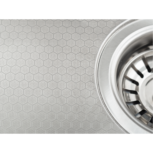 Кухонная мойка FUTUR FK 6050 Eco Embossing Pop-up Mixer plus (Satin)