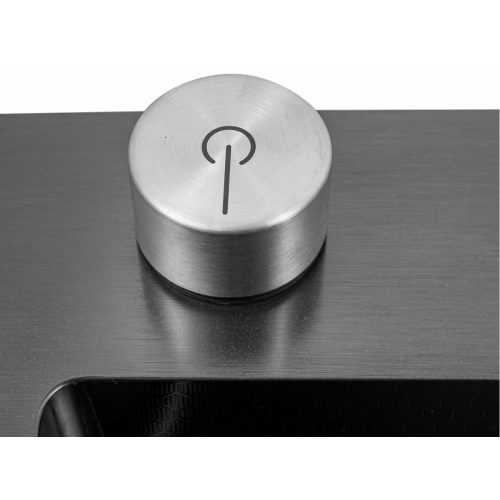 Кухонная мойка FUTUR FK 6050 Eco Embossing Pop-up Board plus (Black Nano)