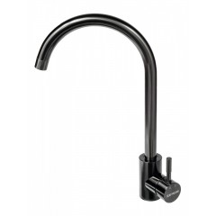 Кухонная мойка FUTUR FK 5550 Eco Embossing Pop-up Mixer plus (Black Nano)