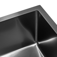Кухонная мойка ARFEKA ECO AR 45х45 N+CL AR+DS AR (Black Decor Millet)