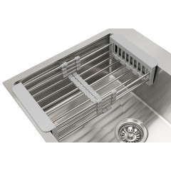 Кухонная мойка ARFEKA ECO AR 45х45 N+CL AR+DS AR (Satin Decor Millet Grains)