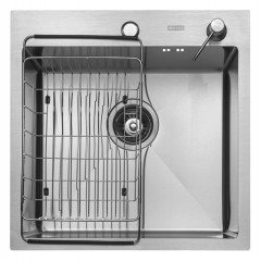 Кухонная мойка ARFEKA ECO AR 50х50+CL AR F+DS AR (Satin)