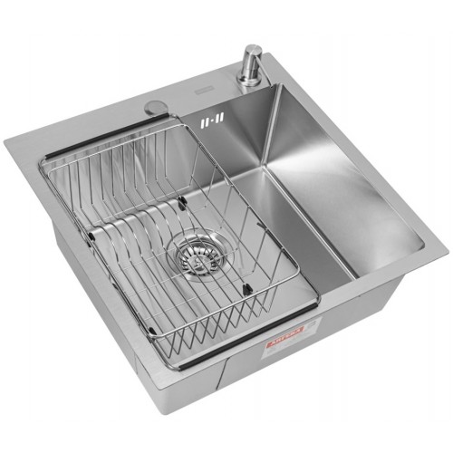Кухонная мойка ARFEKA ECO AR 50х50+CL AR F+DS AR (Satin)