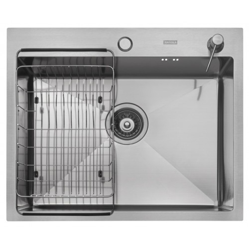 Кухонная мойка ARFEKA ECO AR 600х50+CL AR F+DS AR (Satin Decor Millet)