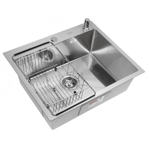 Кухонная мойка ARFEKA ECO AR 600х50+CL AR F+DS AR (Satin Decor Millet)