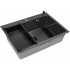 Кухонная мойка ARFEKA ECO AR 70х50+CL AR G+DS AR (Black)
