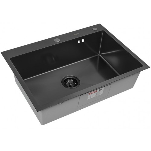 Кухонная мойка ARFEKA ECO AR 70х50+CL AR G+DS AR (Black Decor Millet)