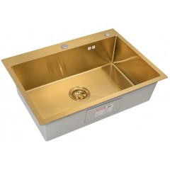 Кухонная мойка ARFEKA ECO AR 70х50+CL AR G+DS AR (Gold)