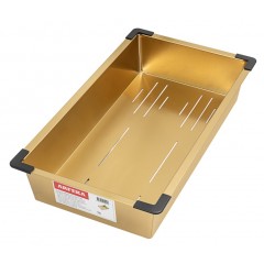 Кухонная мойка ARFEKA ECO AR 70х50+CL AR G+DS AR (Gold Decor)