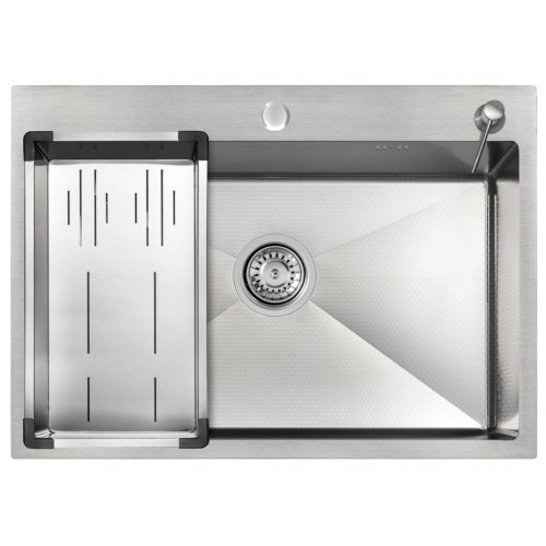 Кухонная мойка ARFEKA ECO AR 70х50+CL AR G+DS AR (Satin Decor)