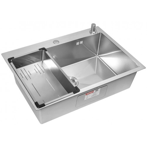 Кухонная мойка ARFEKA ECO AR 70х50+CL AR G+DS AR (Satin Decor)
