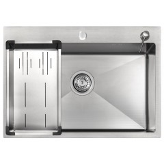 Кухонная мойка ARFEKA ECO AR 70х50+CL AR G+DS AR (Satin Decor Millet)