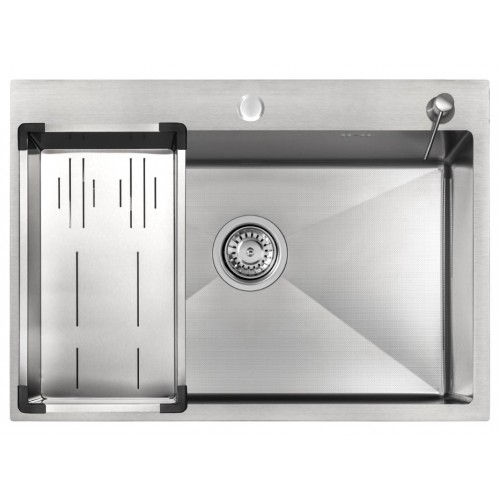 Кухонная мойка ARFEKA ECO AR 70х50+CL AR G+DS AR (Satin Decor Millet)