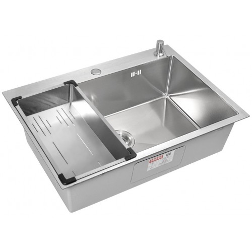 Кухонная мойка ARFEKA ECO AR 70х50+CL AR G+DS AR (Satin Decor Millet)