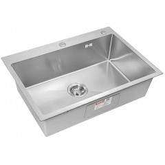 Кухонная мойка ARFEKA ECO AR 70х50+CL AR G+DS AR (Satin Decor Volcanic)