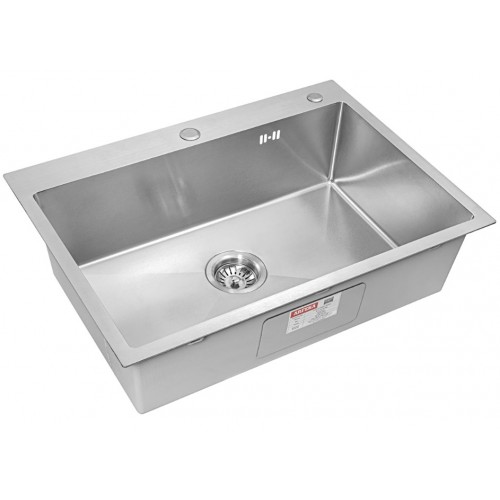 Кухонная мойка ARFEKA ECO AR 70х50+CL AR G+DS AR (Satin Decor Volcanic)