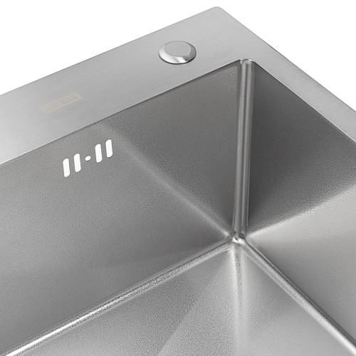 Кухонная мойка ARFEKA ECO AR 70х50+CL AR G+DS AR (Satin Decor Volcanic)