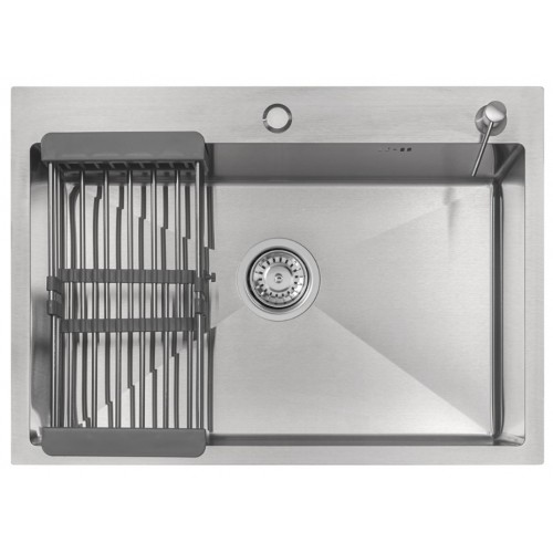 Кухонная мойка ARFEKA ECO AR 70х50+CL AR+DS AR (Satin)