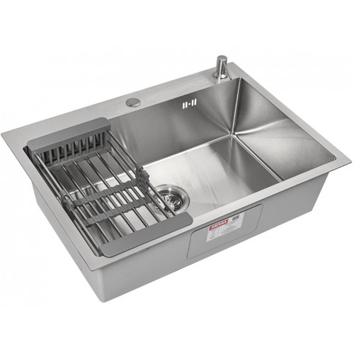 Кухонная мойка ARFEKA ECO AR 70х50+CL AR+DS AR (Satin)