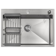 Кухонная мойка ARFEKA ECO AR 70х50+CL AR+DS AR (Satin Decor)