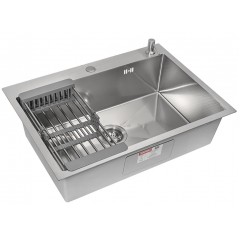 Кухонная мойка ARFEKA ECO AR 70х50+CL AR+DS AR (Satin Decor)