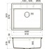 Кухонная мойка Omoikiri Daisen 51-PA Artgranit (пастила)