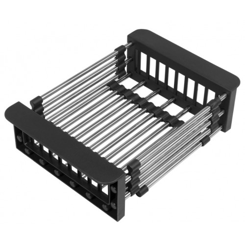 Кухонная мойка ARFEKA ECO AR 70х50+CL AR+DS AR (Black Decor Millet Grains)