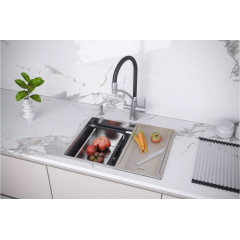 Кухонная мойка Paulmark PM705845-BS