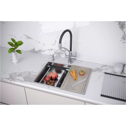 Кухонная мойка Paulmark PM705845-BS