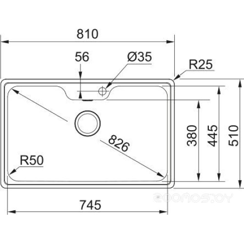 Кухонная мойка Franke BCX 610-81 101.0689.879 (стальной)