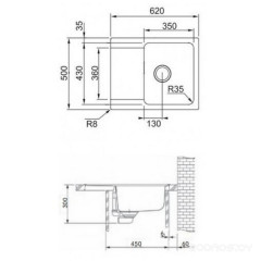Кухонная мойка Franke OID 611-62 серый (143.0757.988)