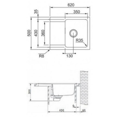 Кухонная мойка Franke OID 611-62 серый (143.0757.988)